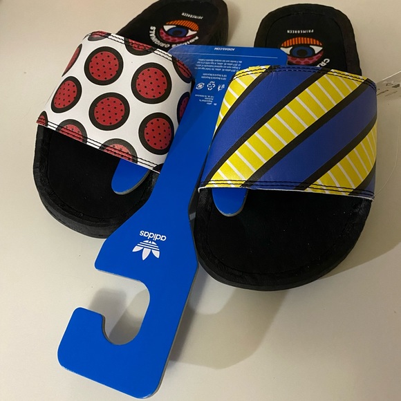Size 5 adidas Originals Adilette Boost Craig and Karl Swim Slides Sandals. PRIME - Picture 5 of 7